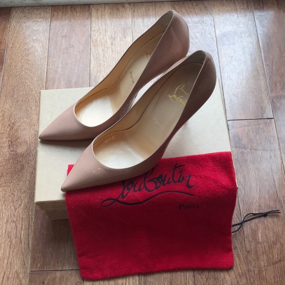 Christian Louboutin Decollete 554 100 patent-39(8) - Picture 1 of 5
